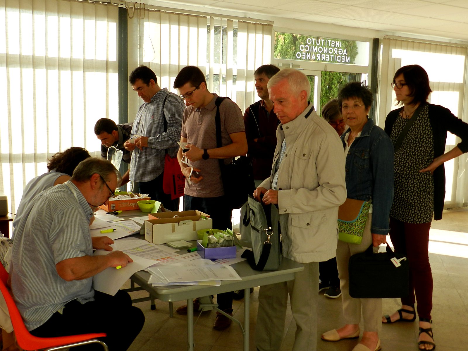Jornadas AIDA 2017. Recepción y entrega de documentación
