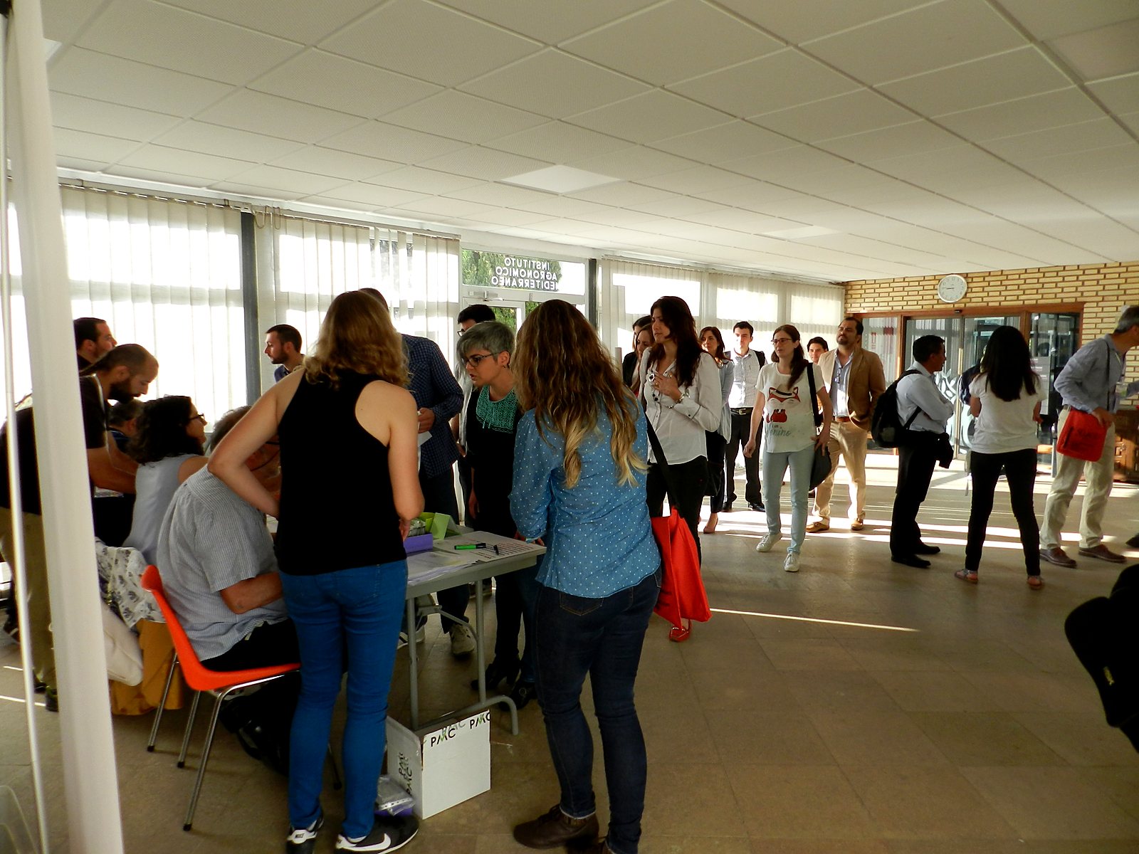 Jornadas AIDA 2017. Recepción y entrega de documentación