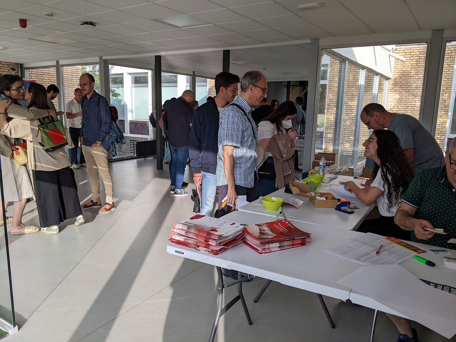 Jornadas AIDA 2023. Acreditación y entrega de documentación