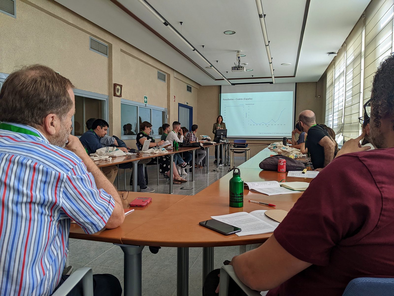 Jornadas AIDA 2023. Primeras sesiones y pósteres