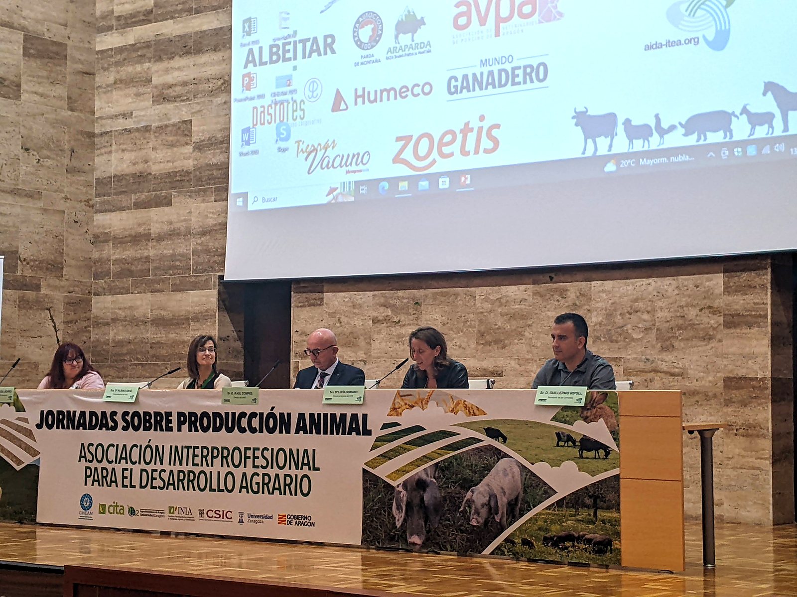 Jornadas AIDA 2023. Inauguración en el auditorio