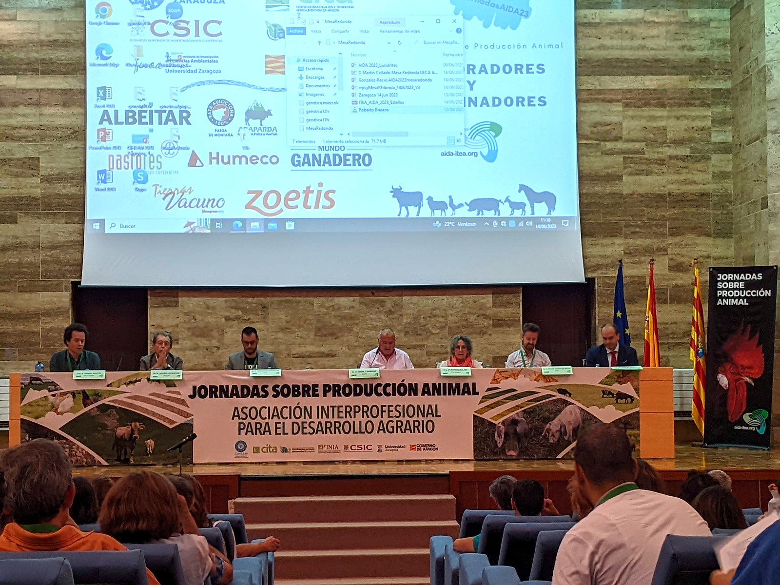Jornadas AIDA 2023. Mesa redonda sobre cambio climático y producción animal