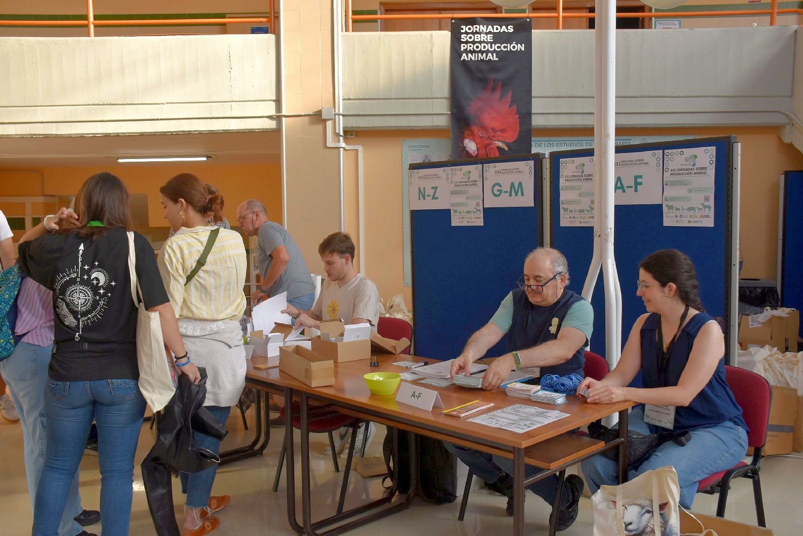 Jornadas AIDA 2025. Acreditación y entrega de documentación