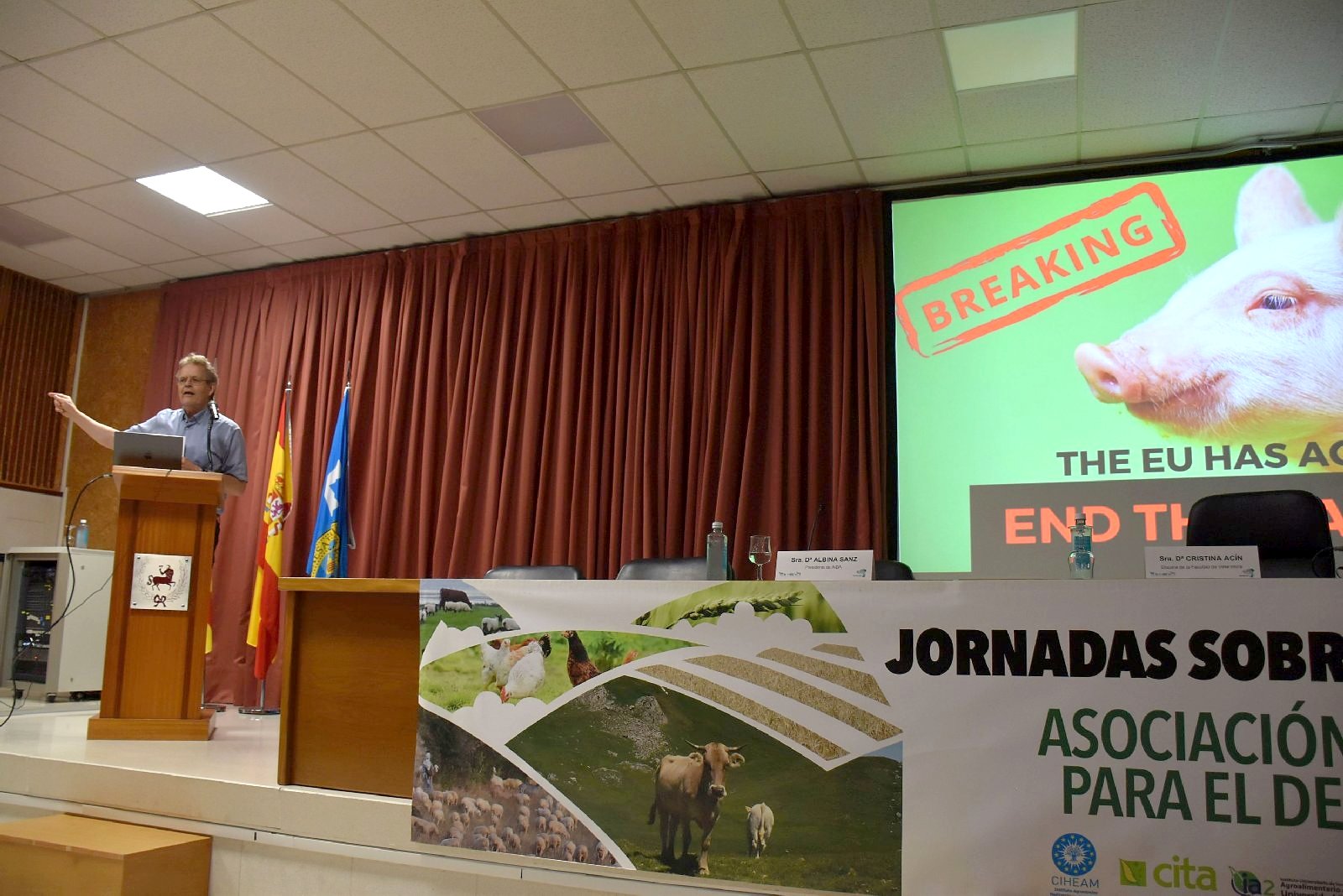 Jornadas AIDA 2025. Inauguración y conferencia inaugural en el salón de actos