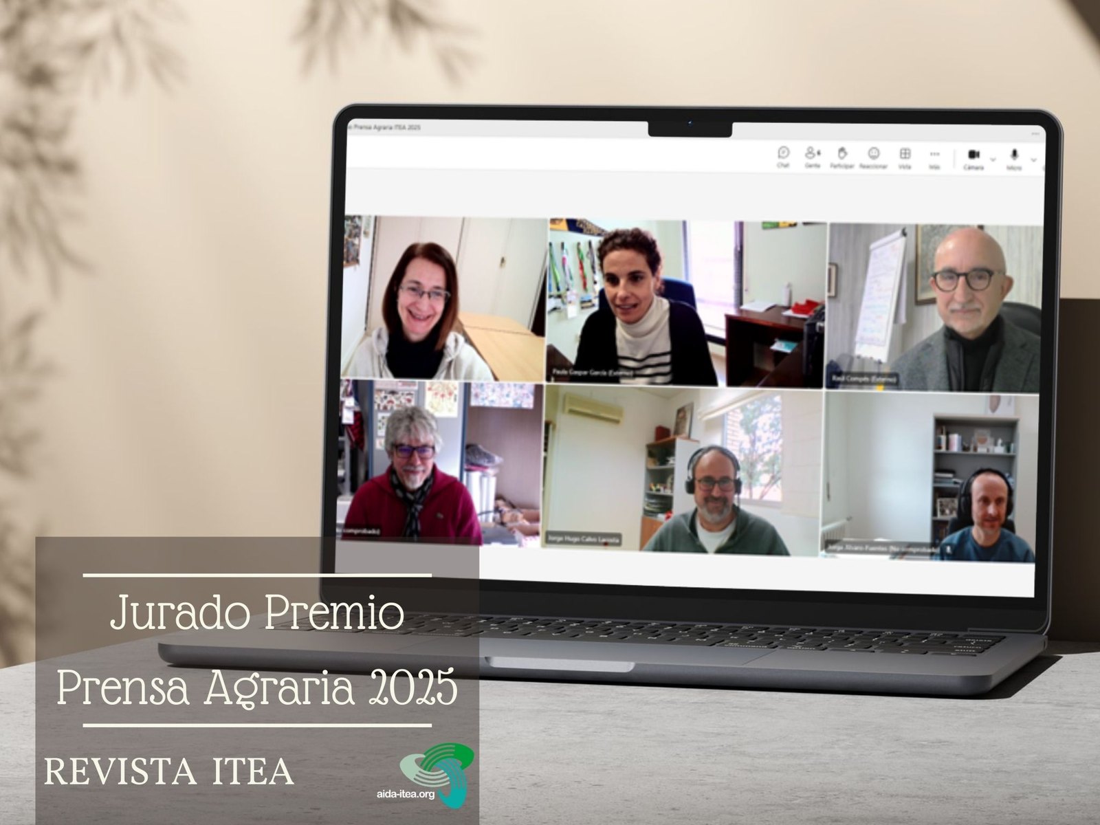 Reunión en línea del jurado del Premio Prensa Agraria 2025 de la revista ITEA