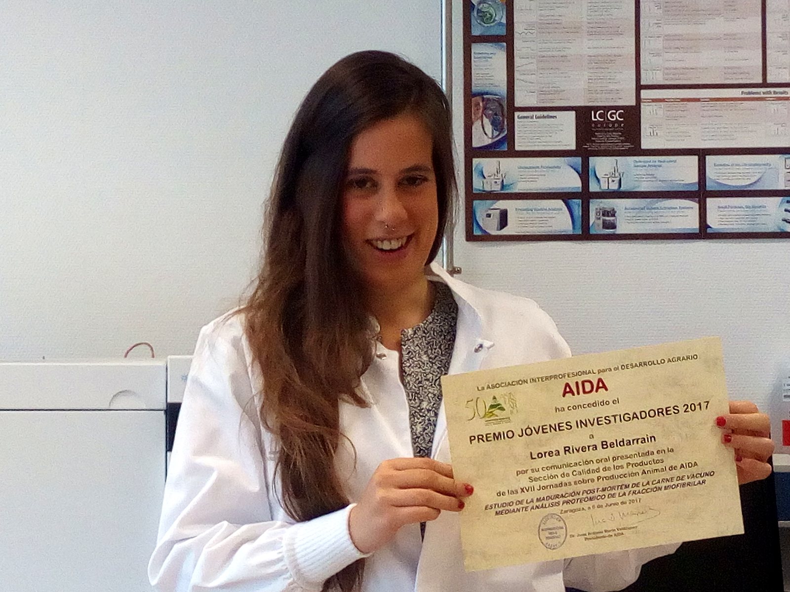 Lorea Rivera Beldarrain, Premio Jóvenes Investigadores 2017