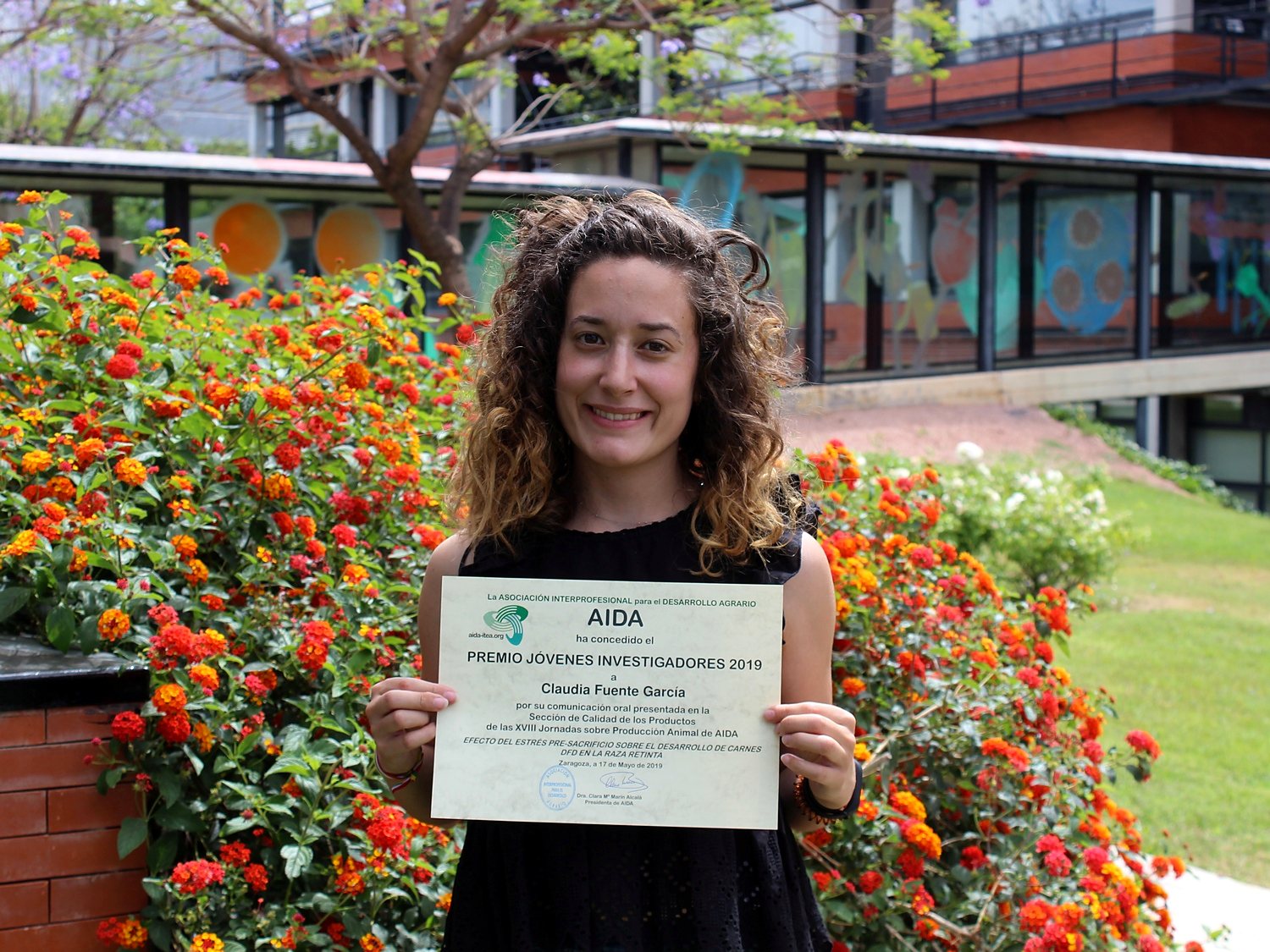 Claudia Fuente-García, Premio Jóvenes Investigadores 2019