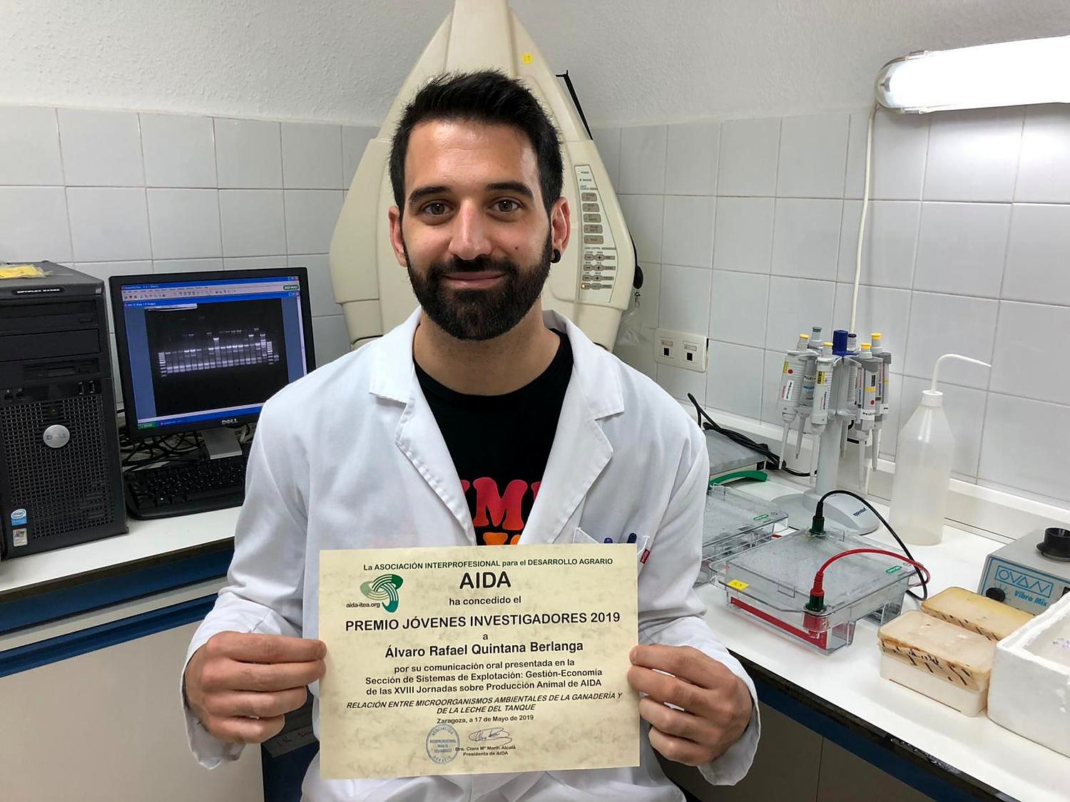 Álvaro Rafael Quintana, Premio Jóvenes Investigadores 2019