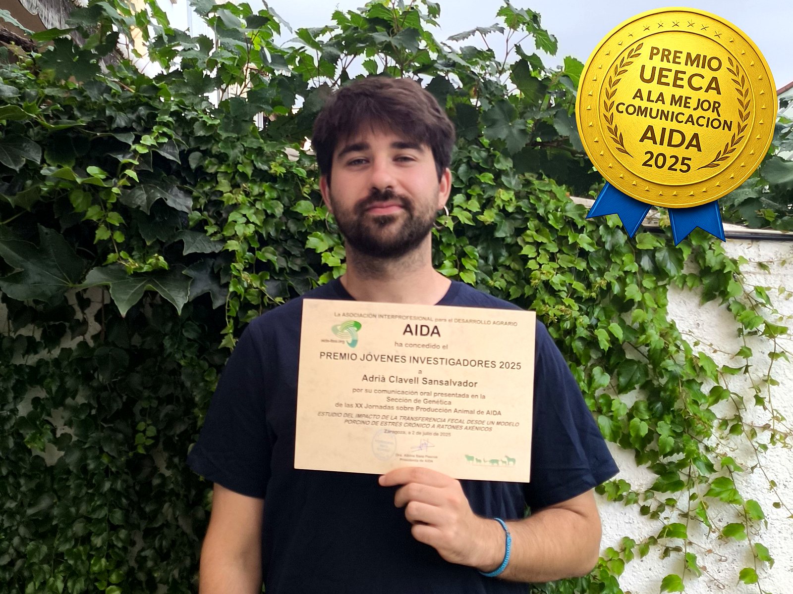 Adrià Clavell-Sansalvador, Premio Jóvenes Investigadores 2025