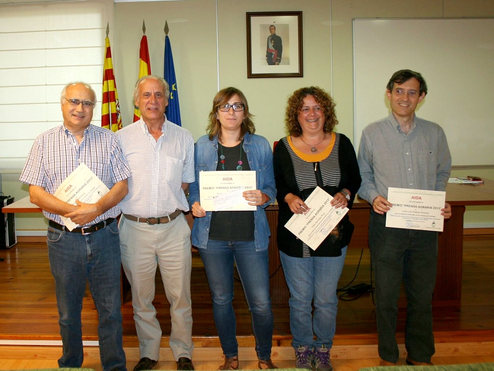 Entrega del Premio Prensa Agraria 2013